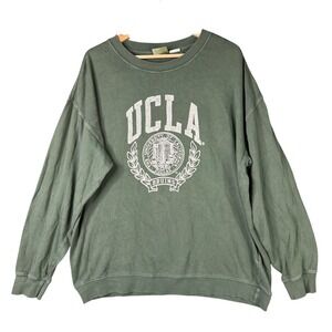 UCLA Bruins University of California Los Angeles Graphic Sweatshirt Sage Green L
